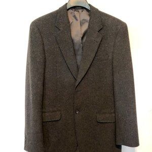 Botany 500 Hundred Men Gray Sport Coat DINNER Jacket 100% CAMEL Hair